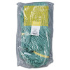 Boardwalk Super Loop Wet Mop Head  Cotton Synthetic Fiber  5  Headband  Small Size  Green  12 Carton (UNS 501GN)