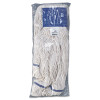 Boardwalk Super Loop Wet Mop Head  Cotton Synthetic Fiber  5  Headband  X-Large Size  White  12 Carton (UNS 504WH)