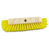 Boardwalk Dual-Surface Scrub Brush  Plastic Fill  10  Long  Yellow (BWK 3410)