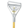 Boardwalk Quick Change Metal Head Wooden Mop Handle  Junior  7 8 dia x 54  Natural (UNS 601)
