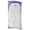 Boardwalk Mop Head  Economical Lie-Flat Head  Rayon Fiber  20oz  White  12 Carton (UNS 720R)