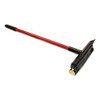 Boardwalk General-Duty Squeegee  8  Sponge Rubber Blade  Black Red  21  Metal Handle (UNS 824)