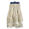 Boardwalk Mop Head  Lie-Flat Head  Cotton Fiber  24oz  White  12 Carton (UNS 824C)