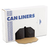 Boardwalk Low Density Repro Can Liners  56 gal  1 2 mil  43  x 47   Black  100 Carton (BWK 518)