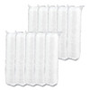 Dart Optima Reclosable Lid  Fits 12-24 oz Foam Cups  White  1000 Carton (DCC 16RCL)