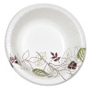 Dixie Ultra Pathways Heavyweight Paper Bowls  20oz  Green Burgundy  500 Carton (DIX SX20PATH)