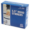 AmerCareRoyal Wood Coffee Stirrers  5 1 2  Long  Woodgrain  1000 Stirrers Box (RPPR810BX)