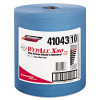 WypAll X80 Cloths with HYDROKNIT  Jumbo Roll  12 1 2 x 13 2 5  Blue  475 Roll (KCC 41043)