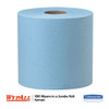 WypAll X80 Cloths with HYDROKNIT  Jumbo Roll  12 1 2 x 13 2 5  Blue  475 Roll (KCC 41043)