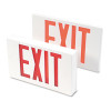 Tatco LED Exit Sign  Polycarbonate  12 1 4  x 2 1 2  x 8 3 4   White (TCO 07230)