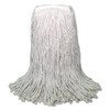 Boardwalk Banded Mop Head  Cotton  Cut-End  White  16oz  12 Carton (BWK CM20016)