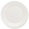 Dart Quiet Classic Laminated Foam Dinnerware Plates  6 Inches  White  Round  125 Pack (DCC 6PWQR)