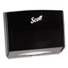 Scott Scottfold Folded Towel Dispenser  Plastic  10 75 x 4 75 x 9  Black (KCC 09215)