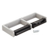 Bobrick ClassicSeries Toilet Tissue Dispenser for Two Rolls  12 1 2  x 4 7 8  x 1 1 2  (BOB 2740)