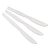 Dixie Heavyweight Polystyrene Cutlery  Knives  Clear  1 000 Carton (DIX KH017)