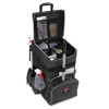 Rubbermaid Commercial Executive Quick Cart  Large  14 25w x 16 5d x 25h  Dark Gray (RCP 1902465)