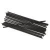 Boardwalk Single-Tube Stir-Straws  5 1 4   Black  1000 Pack  10 Carton (BWK STRU525B10)