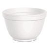 Dart Foam Container  6 oz  White  Squat (DCC 6B12)