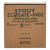 Stout by Envision EcoSafe-6400 Bags  13 gal  0 85 mil  24  x 30   Green  45 Box (STO E2430E85)