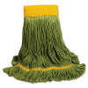 Boardwalk EcoMop Looped-End Mop Head  Recycled Fibers  Extra Large Size  Green  12 CT (UNS 1200XLCT)