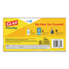 Glad Tall Kitchen Drawstring Trash Bags  13 gal  0 72 mil  24  x 27 38   Gray  100 Box (CLO 78526CT)
