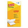 Glad Tall Kitchen Drawstring Trash Bags  13 gal  0 72 mil  24  x 27 38   Gray  100 Box (CLO 78526CT)