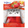 BRIGHT Air Scented Oil Air Freshener  Macintosh Apple and Cinnamon  Red  2 5 oz  6 Carton (BRI 900022CT)