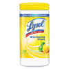 LYSOL Brand Disinfecting Wipes  7 x 8  Lemon and Lime Blossom  80 Wipes Canister  6 Canisters Carton (RAC77182CT)