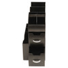 Mind Reader Coffee Condiment Caddy Organizer  5 2 5 x 11 x 12 3 5  Black (EMSCAD01BLK)