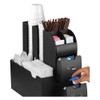 Mind Reader Coffee Condiment Caddy Organizer  5 2 5 x 11 x 12 3 5  Black (EMSCAD01BLK)