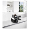 Mind Reader Coffee Condiment Caddy Organizer  5 2 5 x 11 x 12 3 5  Black (EMSCAD01BLK)