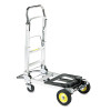 Safco HideAway Convertible Truck  400 lb Capacity  15 5 x 43 x 36  Aluminum (SAF4050)