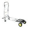 Safco HideAway Convertible Truck  400 lb Capacity  15 5 x 43 x 36  Aluminum (SAF4050)
