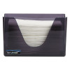 San Jamar Countertop Folded Towel Dispenser  Plastic  Black Pearl  11 x 4 3 8 x 7 (SJMT1720TBK)