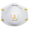 3M Particulate Respirator w Cool Flow Exhalation Valve  10 Masks Box (MMM8511)