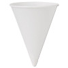 Dart Cone Water Cups  Cold  Paper  4oz  White  200 Bag  25 Bags Carton (SCC4BRCT)