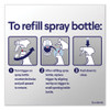 Clorox Clean-Up Disinfectant Cleaner with Bleach  32oz Smart Tube Spray  9 Carton (CLO35417CT)