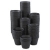 Dart Polystyrene Portion Cups  4oz  Black  250 Bag  10 Bags Carton (DCCP400BLK)