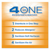 Clorox 4-in-One Disinfectant and Sanitizer  Citrus  14 oz Aerosol  12 Carton (CLO31043CT)