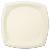 Dart Bare Eco-Forward Sugarcane Dinnerware  10  dia  Plate  Ivory  125 Pack (SCC10PSC2050CT)