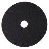 3M Low-Speed High Productivity Floor Pads 7300  21  Diameter  Black  5 Carton (MMM08279)