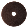 3M Low-Speed High Productivity Floor Pad 7100  20  Diameter  Brown  5 Carton (MMM08448)