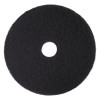 3M Low-Speed High Productivity Floor Pads 7300  15  Diameter  Black  5 Carton (MMM08273)