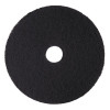 3M Low-Speed High Productivity Floor Pads 7300  18  Diameter  Black  5 Carton (MMM08276)