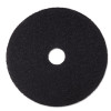 3M Low-Speed Stripper Floor Pad 7200  16  Diameter  Black  5 Carton (MMM08378)