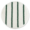 Rubbermaid Commercial Low Profile Scrub-Strip Carpet Bonnet  19  Diameter  White Green (RCPP269EA)