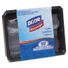 Dixie Cutlery Keeper Tray with Clear Plastic Utensils  600 Forks  600 Knives  600 Spoons (DXECH0180DX7CT)
