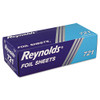 Reynolds Wrap Interfolded Aluminum Foil Sheets  12 x 10 3 4  Silver  500 Box  6 Boxes Carton (RFP721)