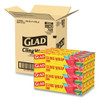 Glad ClingWrap Plastic Wrap  200 Square Foot Roll  Clear  12 Carton (CLO00020CT)