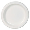 Dixie Basic Basic Paper Dinnerware  Plates  White  8 5  Diameter  125 Pack  4 Carton (DXEDBP09WCT)